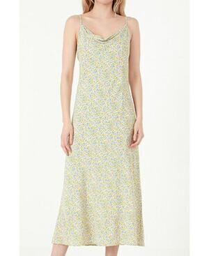 Free the Roses Floral Midi Dress